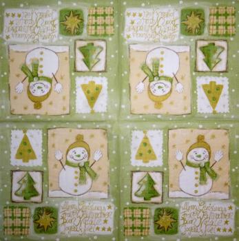 099 Schneemann (S) (fehlt) - 3-lagig